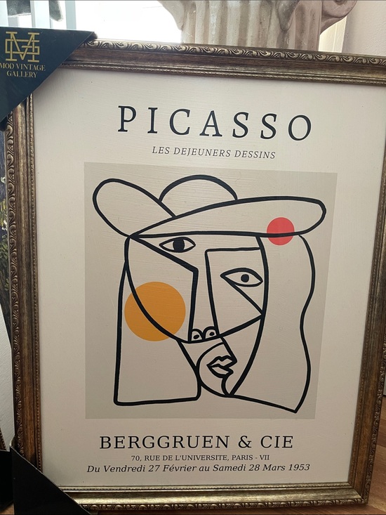Other - PICASSO Inspired Abstract Wall Art Print